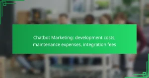 Chatbot Marketing: development costs, maintenance expenses, integration fees