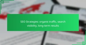 SEO Strategies: organic traffic, search visibility, long-term results